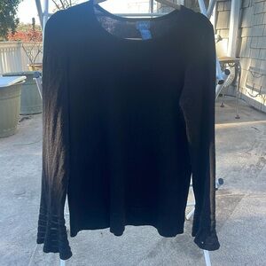 Neely black sweater bell sleeves